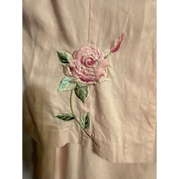 Samantha Rose Linen Dress/Jacket Set Size Missy 16 - Picture 6 of 11